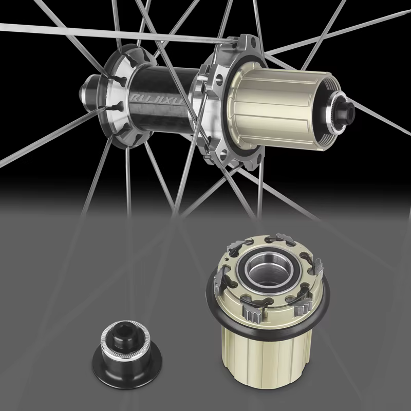 Jeu de roues de vélo 700C 30/40/50 mm en alliage d'aluminium, roues de vélo de route sans logo
