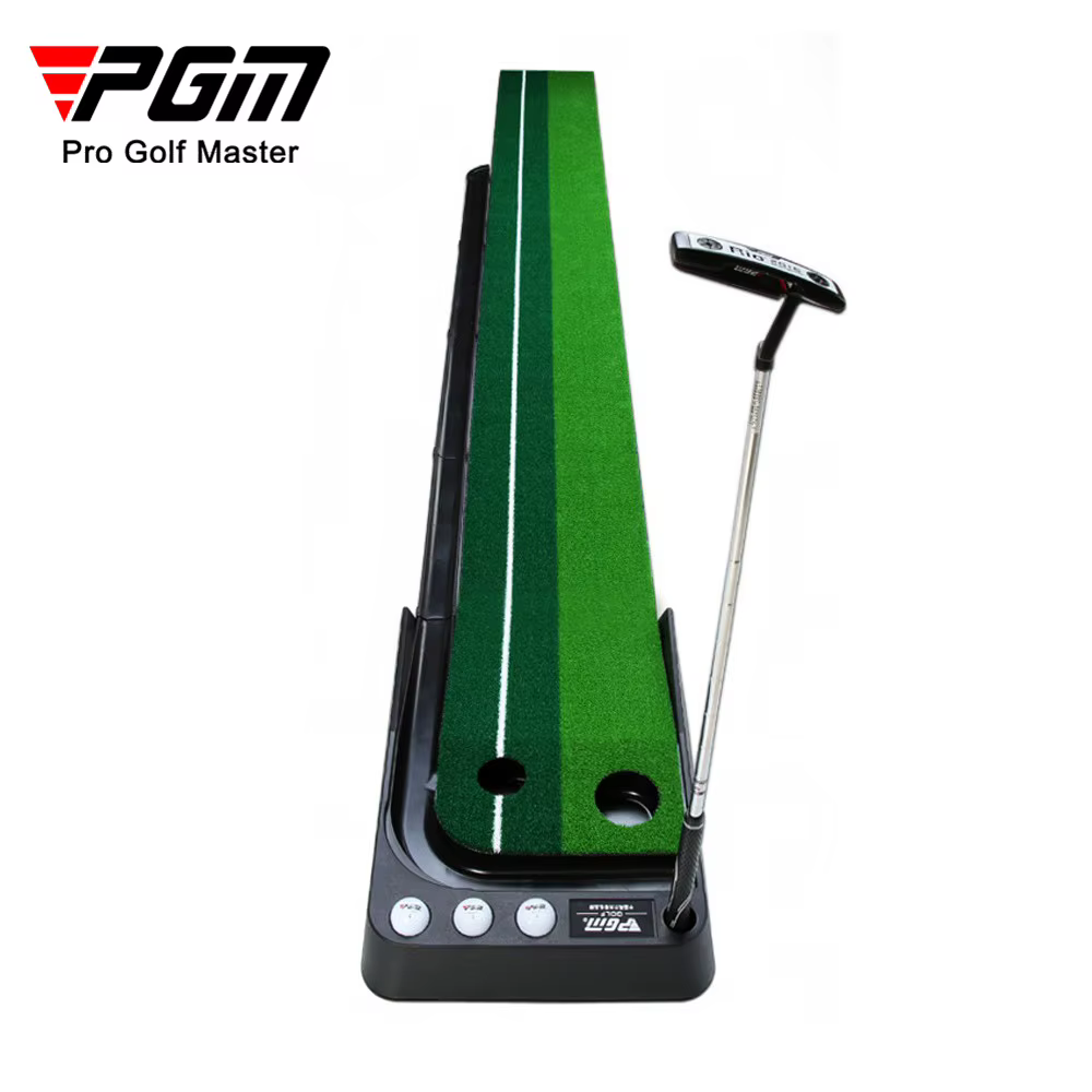Tapis de putting Perfect Practice – Green de putting d'intérieur pour la maison – Aide à l'entraînement de golf – Tapis de putting de golf de qualité supérieure avec un effet réaliste