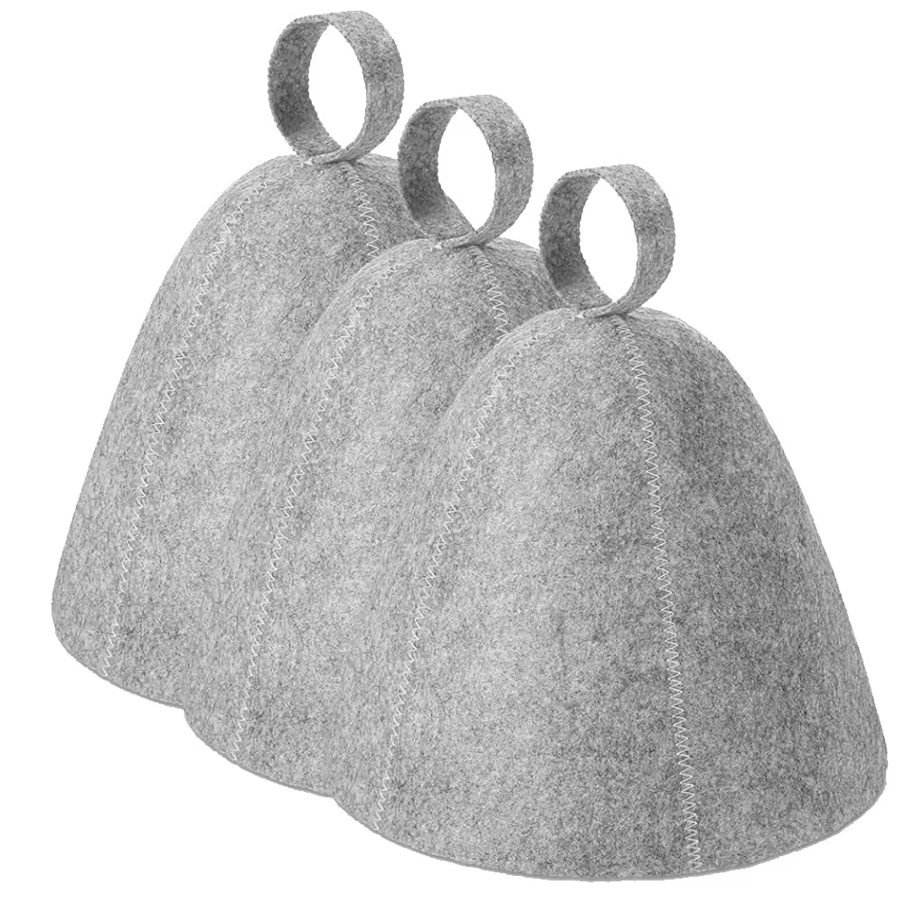 Chapeau de Sauna Anti-chaleur, bonnet de douche en feutre, séchage rapide des cheveux, accessoires de salle de bain pour hommes et femmes