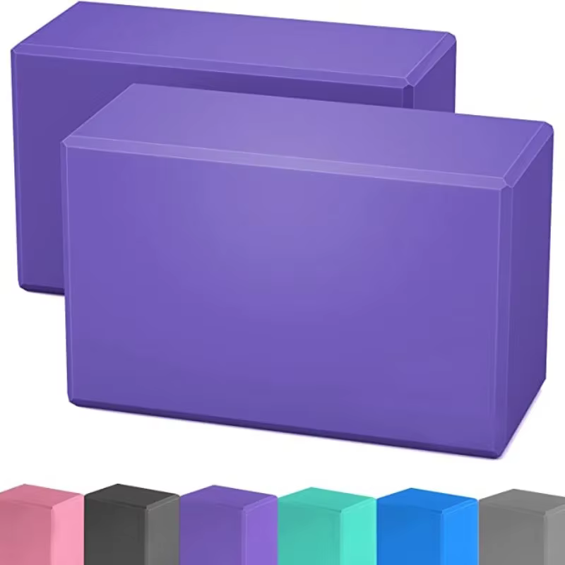 1PC Blocs de Yoga Cubes Briques Pilates Tapis de Renforcement Fournitures de Sport