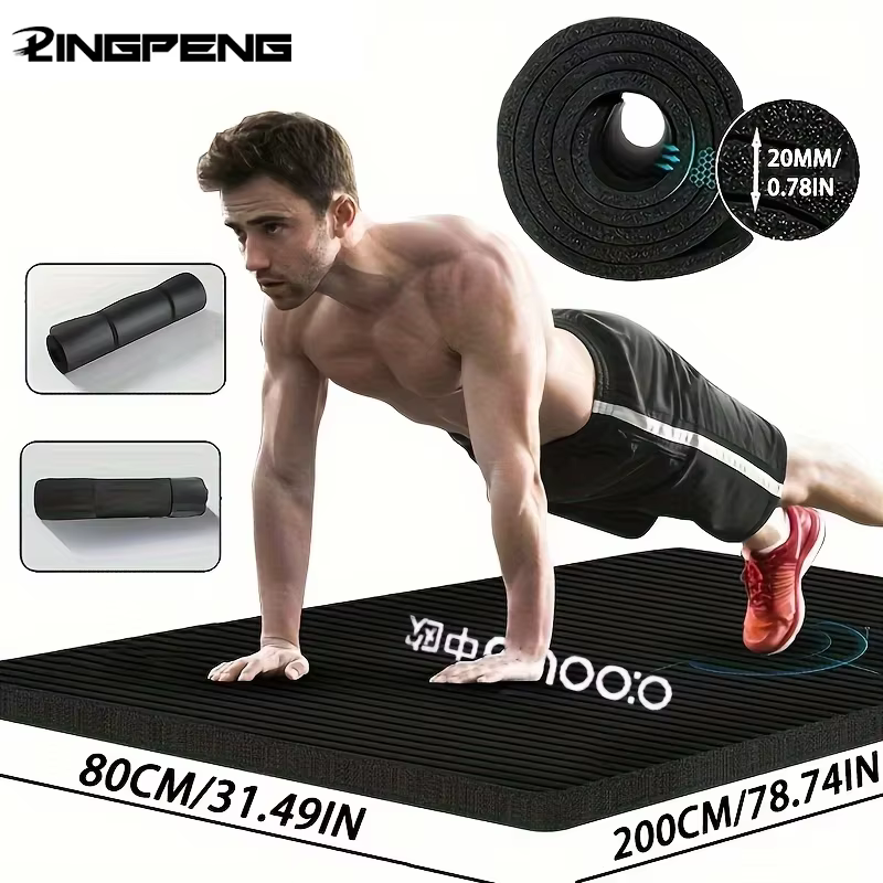 Tapis de yoga NBR épais de 15/20 mm