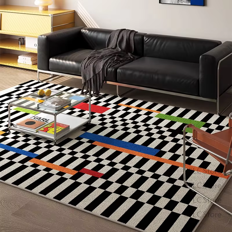 Grand tapis antidérapant de Style Bauhaus
