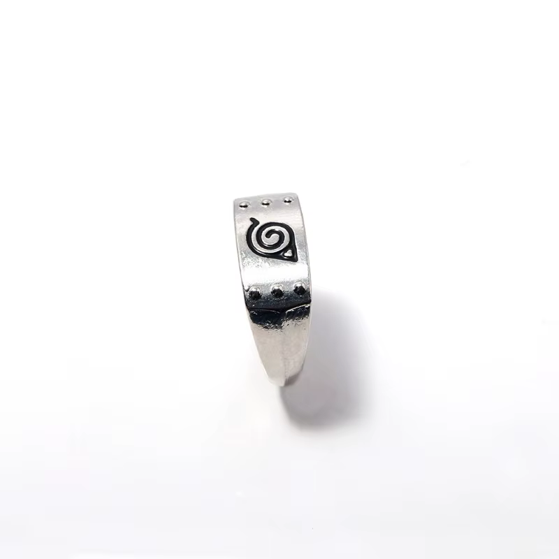 Bague Naruto Uzumaki Naruto et Uchiha Sasuke, design de dessin animé élégant, unique, portable, attrayant, taille réglable, cadeau pour couple