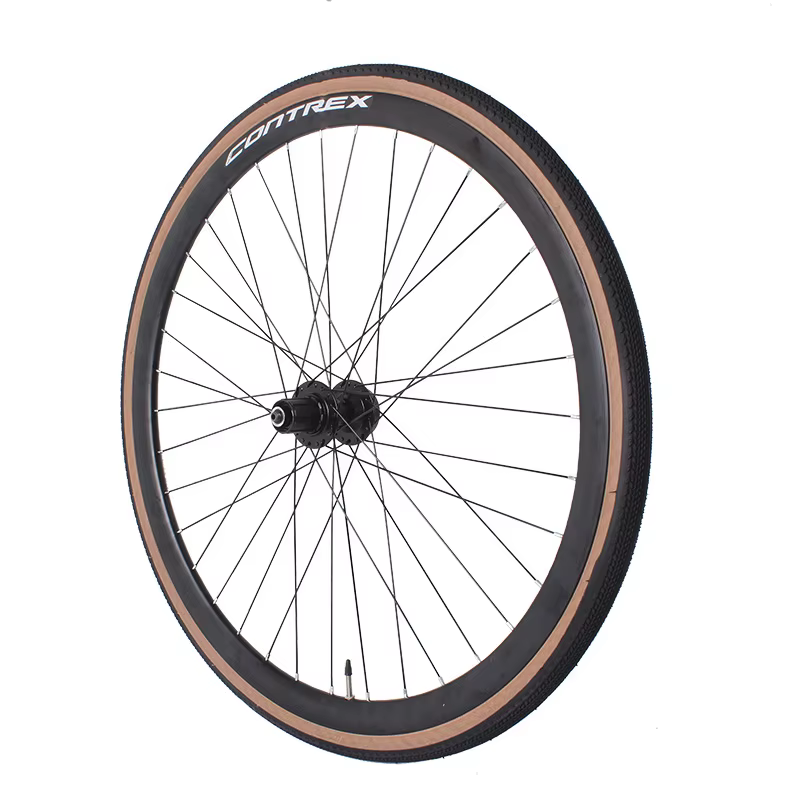 Roue de vélo de route 700C, supportant une carte de vitesse 11 à 12 vitesses, volant d'inertie à dégagement rapide avant 2 arrière 4 freins à disque, paire de roues de vélo de gravier