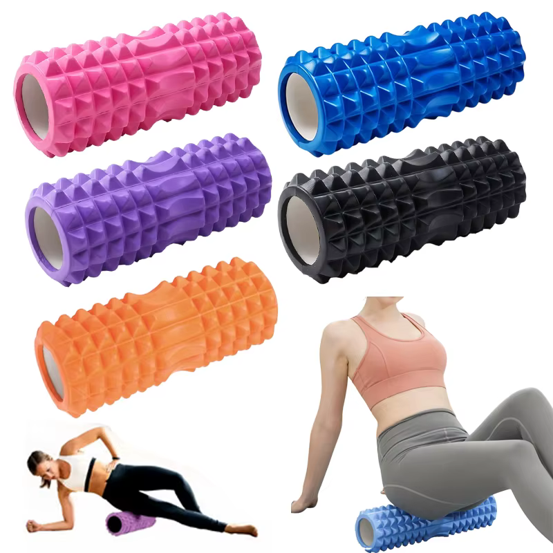 Rouleau de yoga, équipement de fitness, rouleau en mousse EVA, bloc de yoga, rouleau de gym