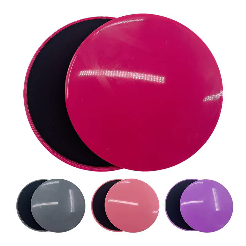 Pilates disques de glisse Fitness Core curseur 2 faces exercice plaque
