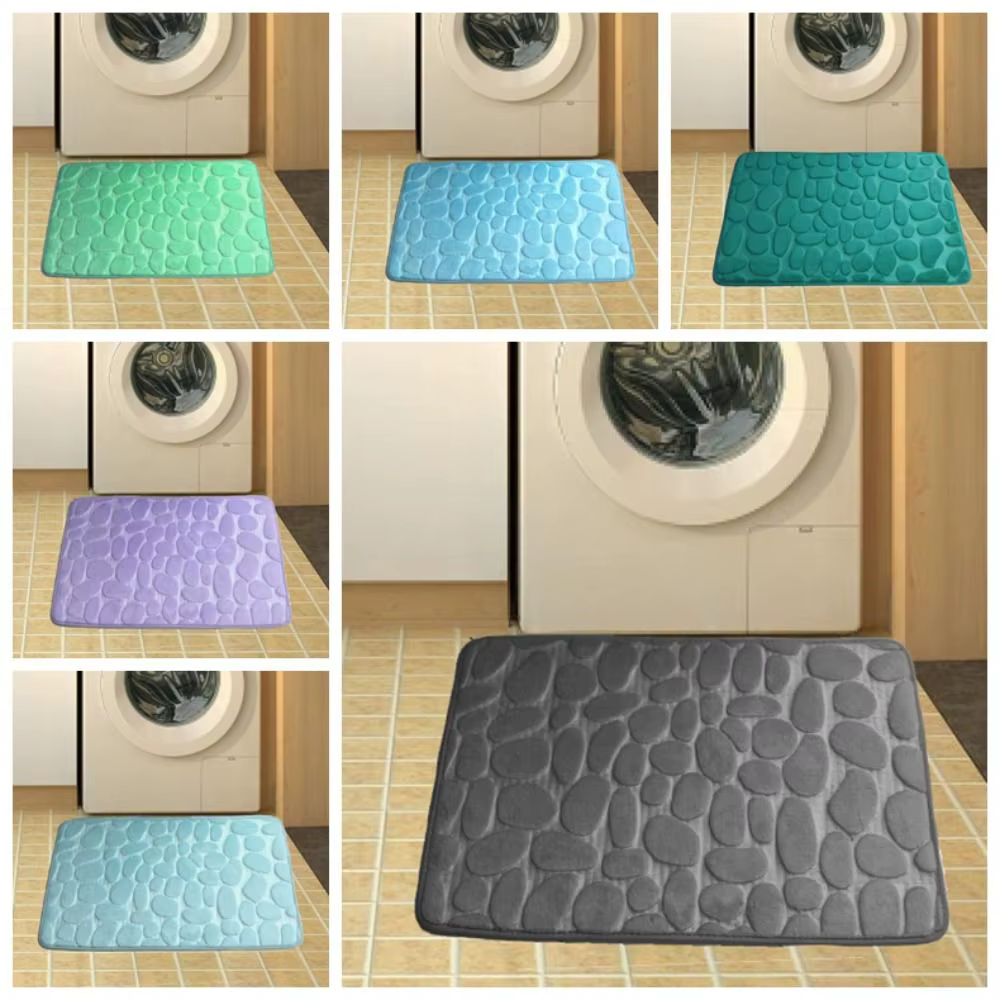 Polymère de bain à absorption d'eau durable, virus de porte non ald lavables, baignoire domestique, HOO