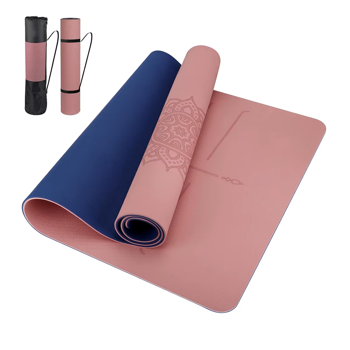 TPEgoyamat Tapis de yoga épais antidérapant