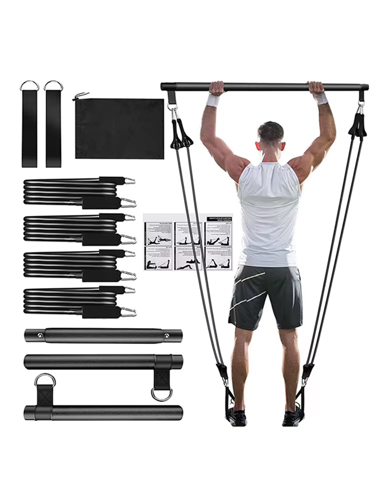 Kit de barre de Pilates avec bandes de résistance