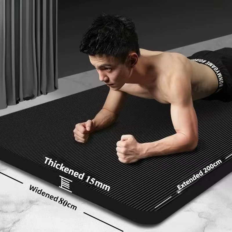 Tapis de yoga extra large 80 x 200 cm pour hommes