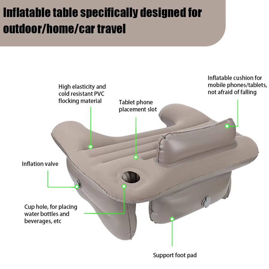 Bureau d'ordinateur Portable, bureau de lecture, bureau de loisirs et de divertissement, bureau d'ordinateur gonflable, bureau à domicile