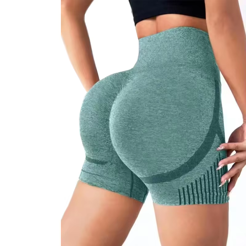 Femmes Yoga Shorts taille haute