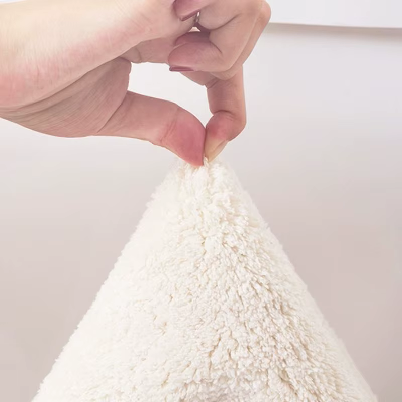 Tapis de jeu rond poilu pour enfants, tapis moelleux pour le salon, tapis de bain antidérapant, tapis de chambre jaunes pour enfants