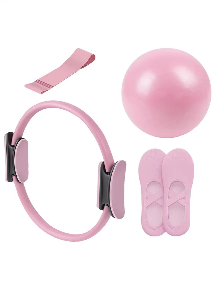 Ensemble de ballon et d'anneau de Pilates