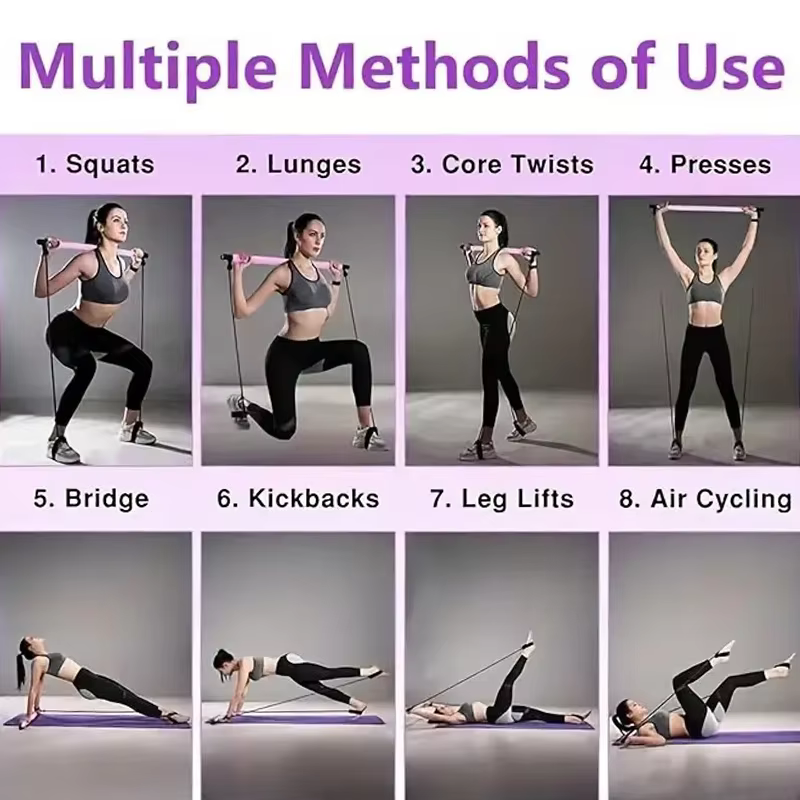 Bâton de Pilates multifonctionnel