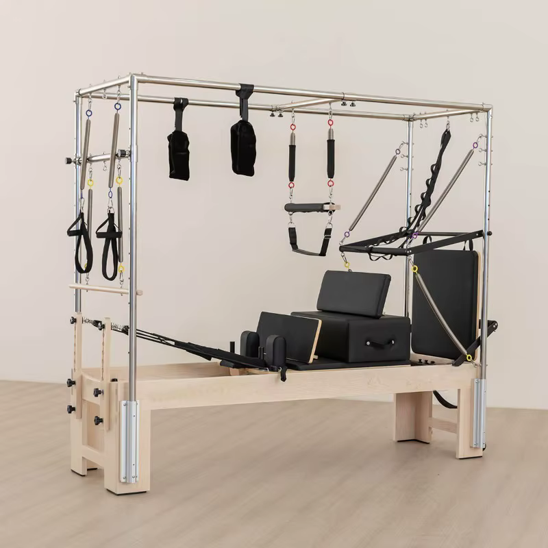 Reformer de Pilates Commercial surélevé personnalisé 3-en-1 pour Studio de Yoga