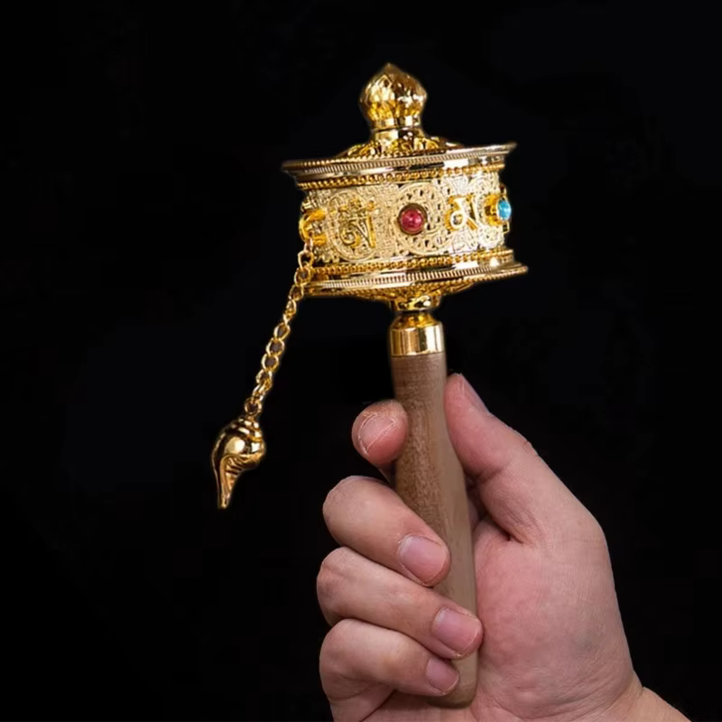 Tuhopeta – ensemble de roues de prière tibétaines et bols chantants