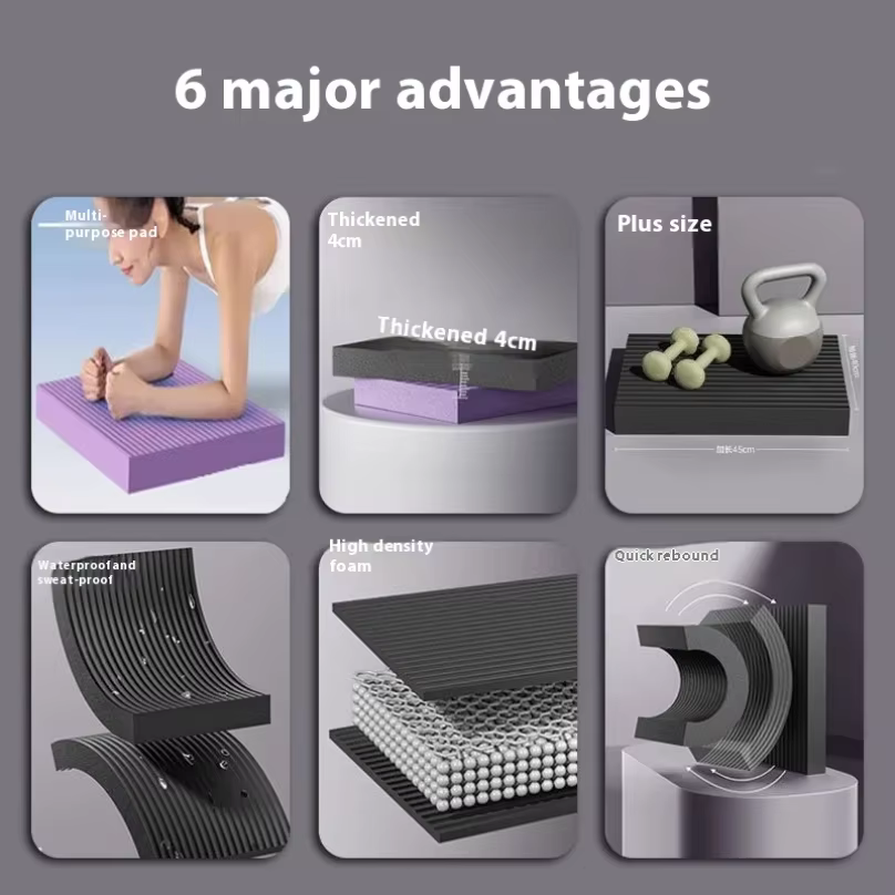 Tapis de yoga épais 45*30*4cm