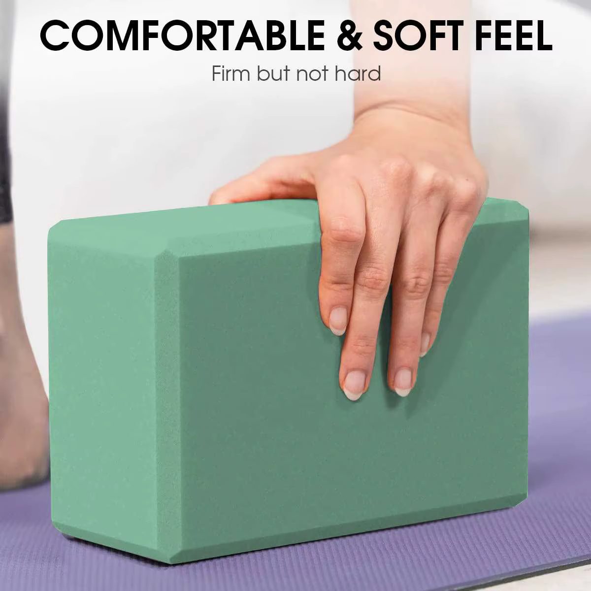 Blocs de gymnastique en brique de Yoga de qualité supérieure avec mousse EVA haute densité