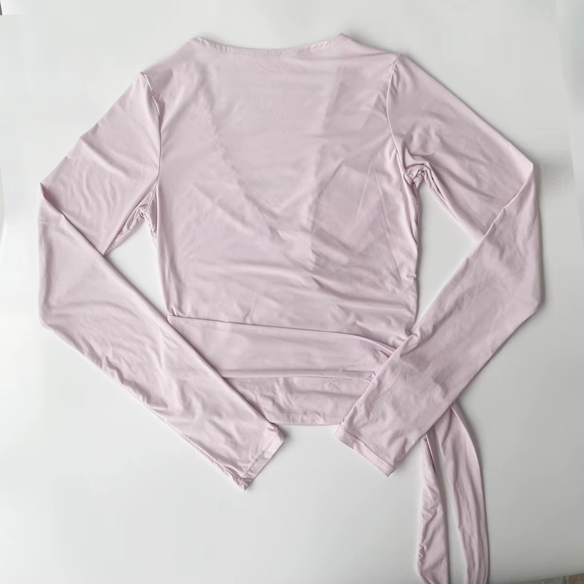 Haut court croisé CSB 2026 pour l'été – T-shirt de yoga à manches longues