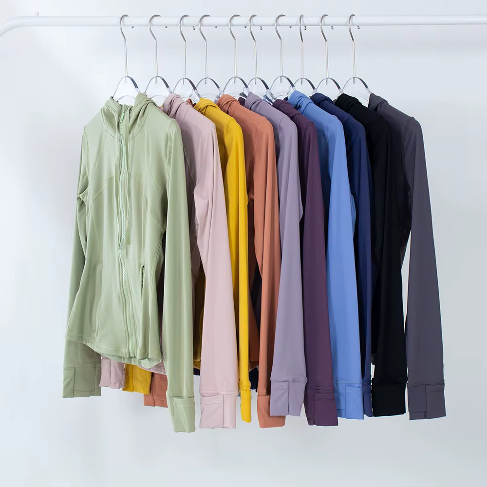 LULU FLORA Vêtements de yoga veste de sport respirante pour femme