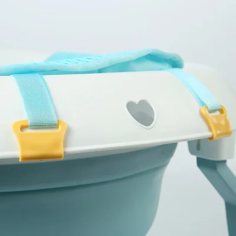 Tapis de bain pour bébé, filet en T réglable pour nouveau-né, protection de bain, accessoires de bain, produits pour bébé, tapis et douche pliables
