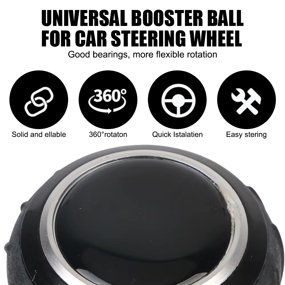 Booster de volant de voiture, pièces automobiles, économie de travail, bouton Spinner, camion, tracteur, chariot élévateur, poignée à 360 degrés, rotation de la boule, commande manuelle