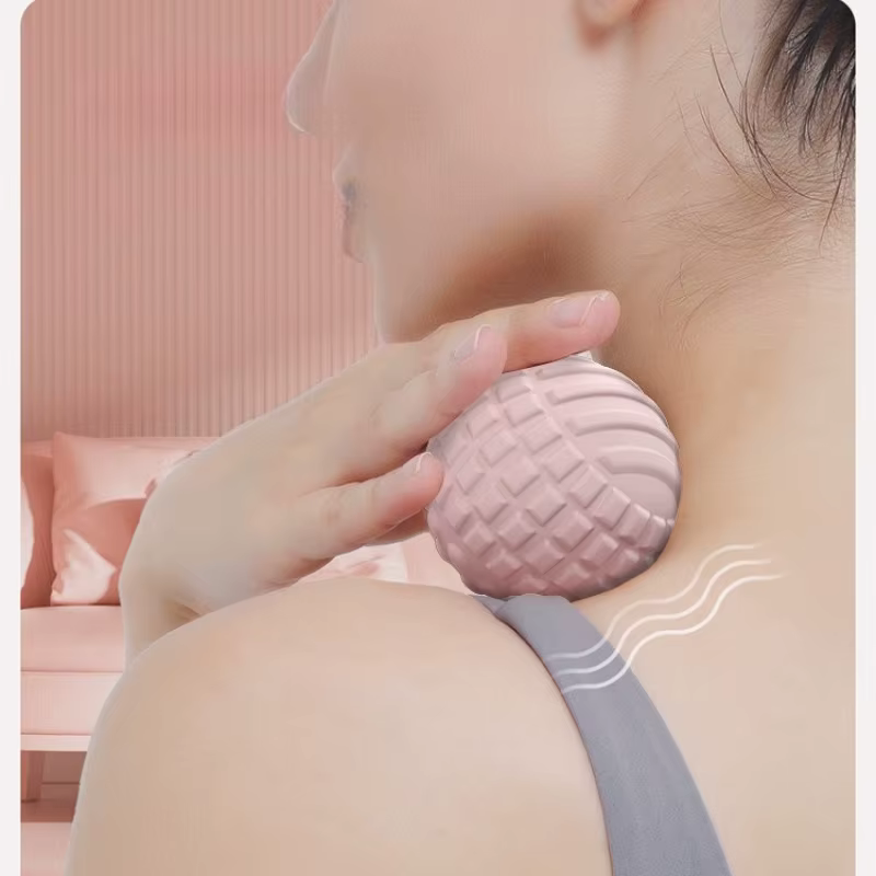 Balle de massage fascia pour acupression des tissus profonds, soulagement des points de pression musculaires, balle de yoga et fitness portable pour le cou, les épaules et les pieds