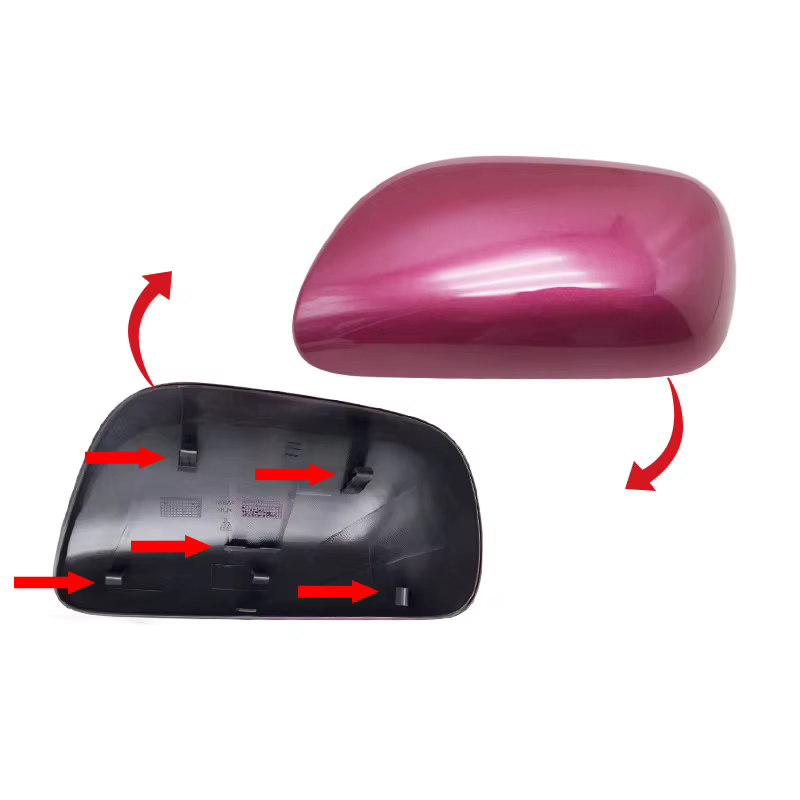 Accessoires de voiture pour Toyota Yaris 2006 – 2011, couvercle de rétroviseur, coque de rétroviseur inversé, boîtier de rétroviseur