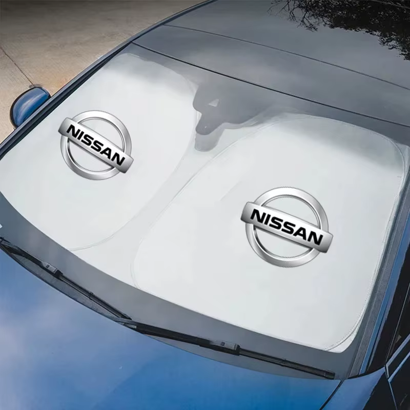 Pare-soleil de pare-brise avant de voiture, accessoires de Protection solaire pour Nissan Qashqai j11 j10 Juke X Trail t32 Tiida Leaf Versa