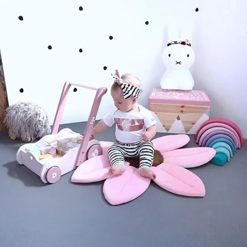 Antidérapant bébé douche baignoire fleur coussin bain infantile nouveau-né sécurité bain Support coussin baignoire tapis nouveau-né siège de douche