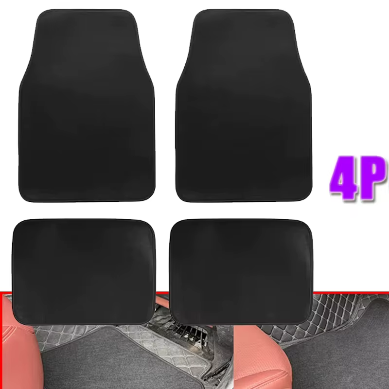 Tapis de sol de voiture universels, 4 pièces/ensemble, adaptés aux SUV, berlines, fourgonnettes, caravanes, tapis de sol avant et arrière, tapis de sol automobiles