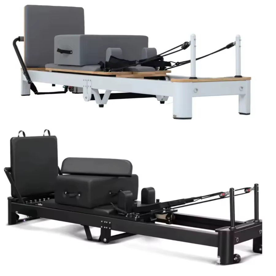 Fitness alliage d'aluminium Pilates réformateur Machine commerciale