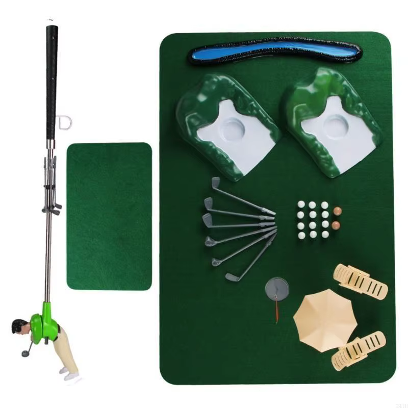 Minitype parcours Golf intérieur, cadeau pour enfants, jeu Golf amusant, ensemble d'accessoires Golf