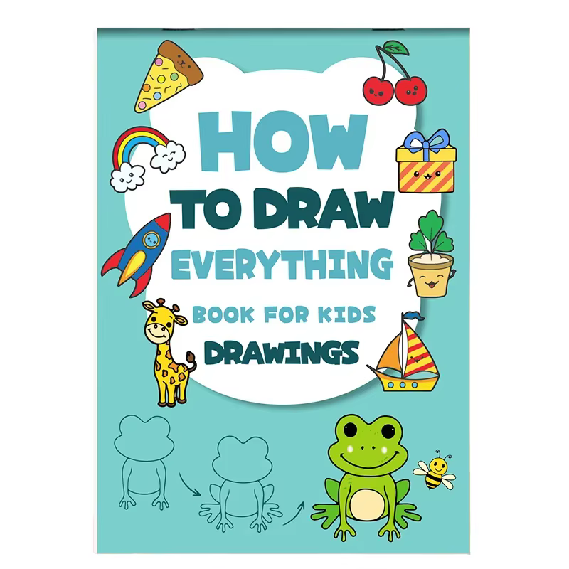 Livres de dessin pour enfants, apprenez étape par étape à dessiner tout ce qui vous plaît, tutoriel facile, cadeau créatif, ensemble d'art pour enfants
