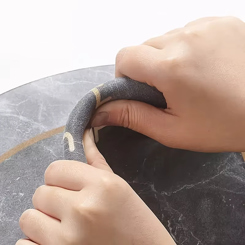Tapis de salle de bain antidérapant carré – Tapis imprimé en terre de diatomées (convient aux salles de bain, aux toilettes et aux entrées)