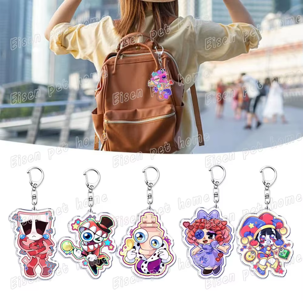 Porte-clés Anime Chibi, Accessoires de Sac, Bijoux Kawaii, Cadeaux pour Fans de Manga et Amis