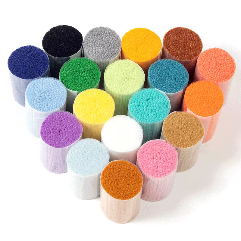 Analyste de crochet de loquet lea, fil acrylique pré-imprimé, toile, nœuds polymères, tapisserie au crochet, décoration de la maison de Noël