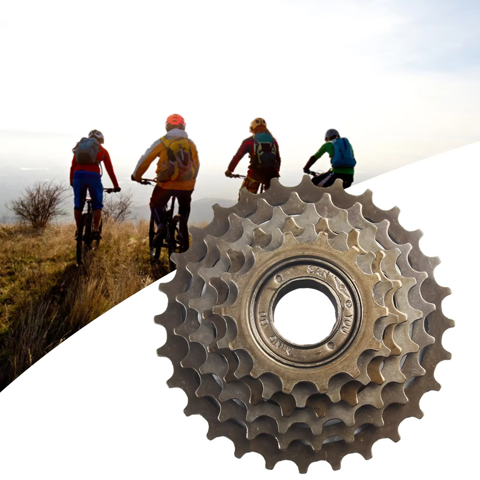 Vis sur roue libre pour vélo, roue libre, haute performance, marron, haute qualité, 13/14-28T, 6 vitesses, 13/14 vitesses, 7/8-28T