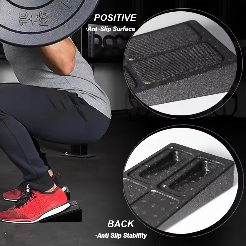 3 pièces/ensemble briques de Yoga Squat blocs de cale bloc rampe Deadlift planche inclinée réglable antidérapant mollet pied civière pour exercice salle de sport