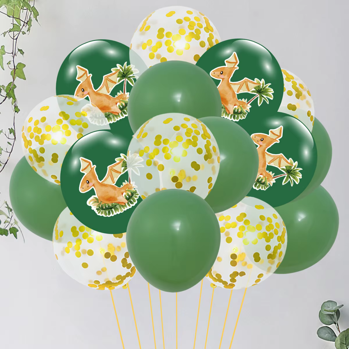 Ballons dinosaures décorations de fête joyeux anniversaire enfants garçon bébé douche ballons dinosaures Jungle Safari anniversaire Balon fournitures