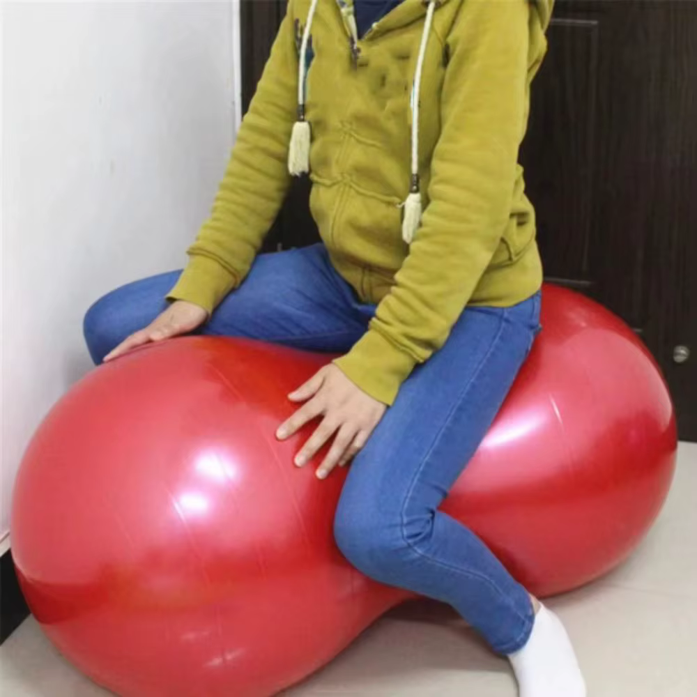 Ballon de yoga anti-explosion épaissi en PVC avec pompe