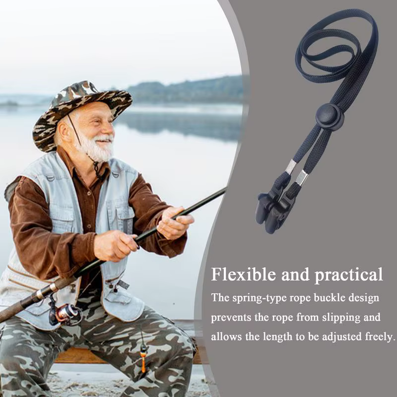 Clips de chapeau, retenue de casquette avec sangle Durable, Clips de sécurité pour le golf, la pêche, la navigation de plaisance, la voile, Clip coupe-vent réglable