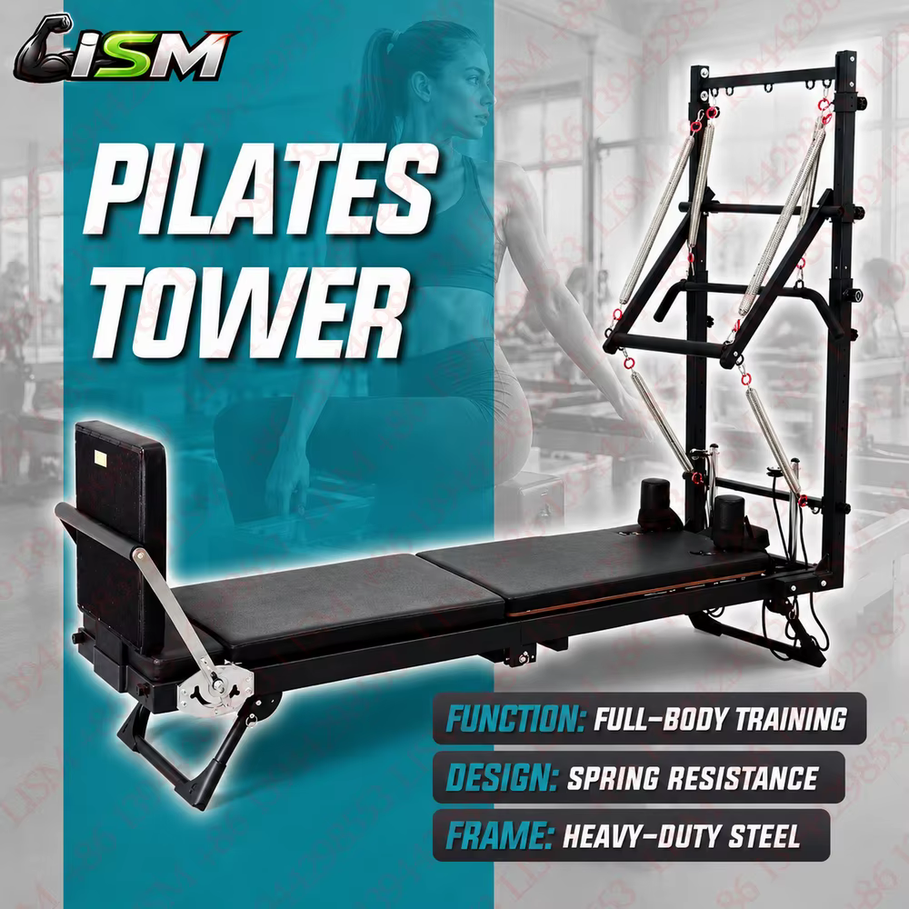 Reformer Pilates pliable avec demi-tournebuckle
