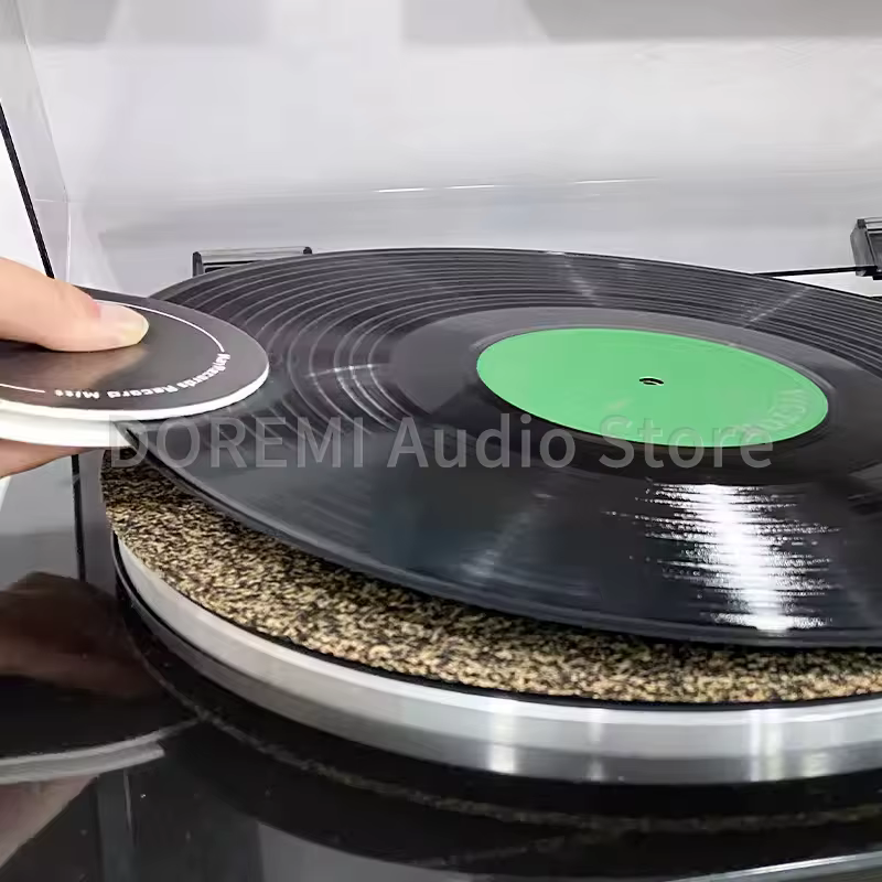 Tapis de plateau tournant pour disque vinyle LP 12 pouces, antidérapant, antistatique, réduction des vibrations, pour lecteurs Audio, accessoires de phonographe