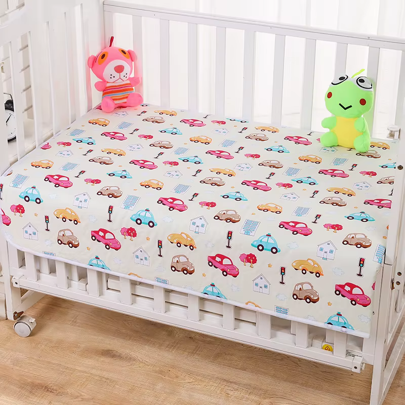 Matelas à langer imperméable et lavable pour bébé, tapis de protection anti-urine pour nouveau-nés et tout-petits, matelas à langer à motif de dessin animé