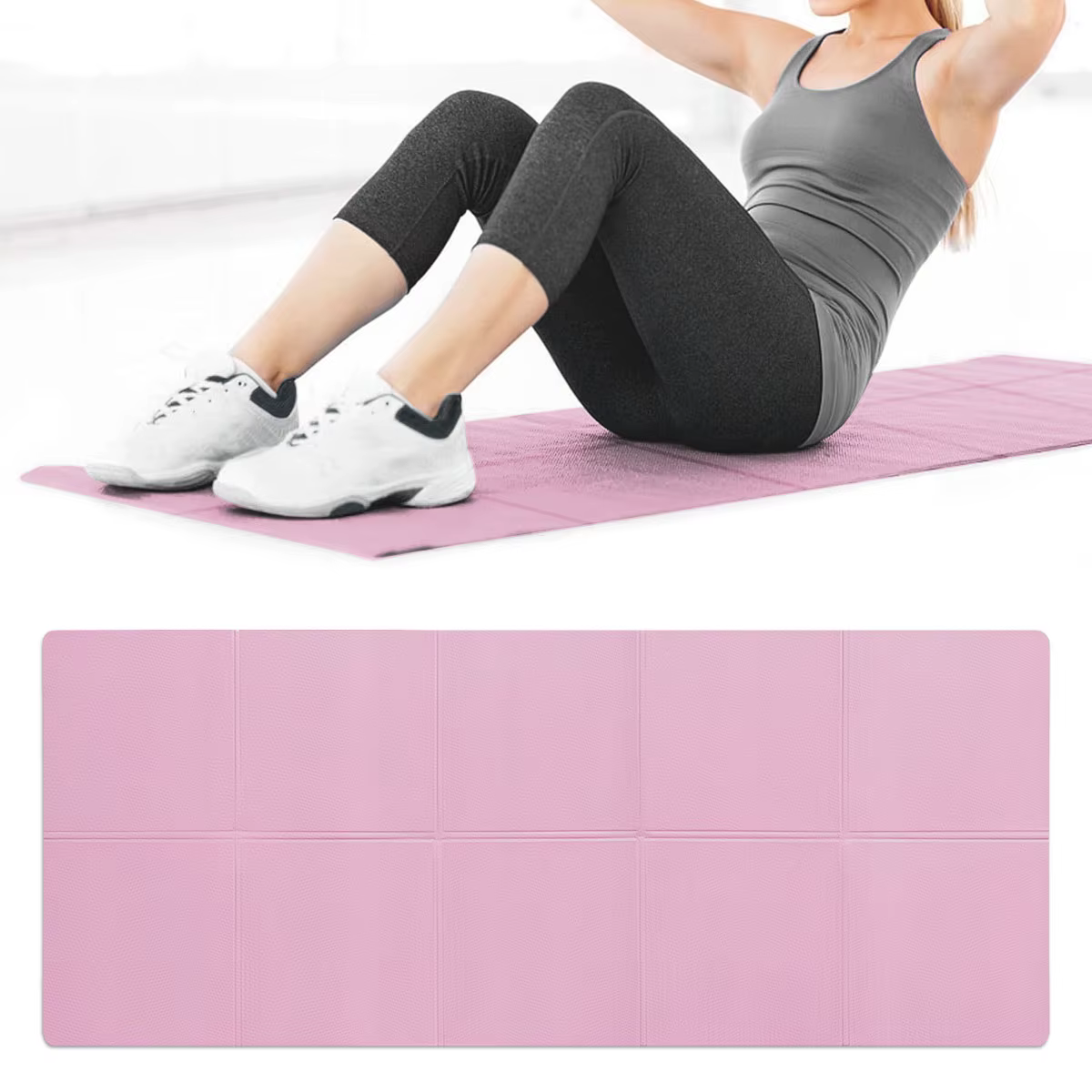 Tapis De Yoga EVA De 4 MM D'Épaisseur Couverture