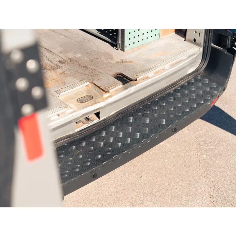 Protection de pare-chocs arrière de voiture, protection de pare-chocs en caoutchouc adhésif antidérapant pour VW T5 T6 Fiat Ducato Ford Transit
