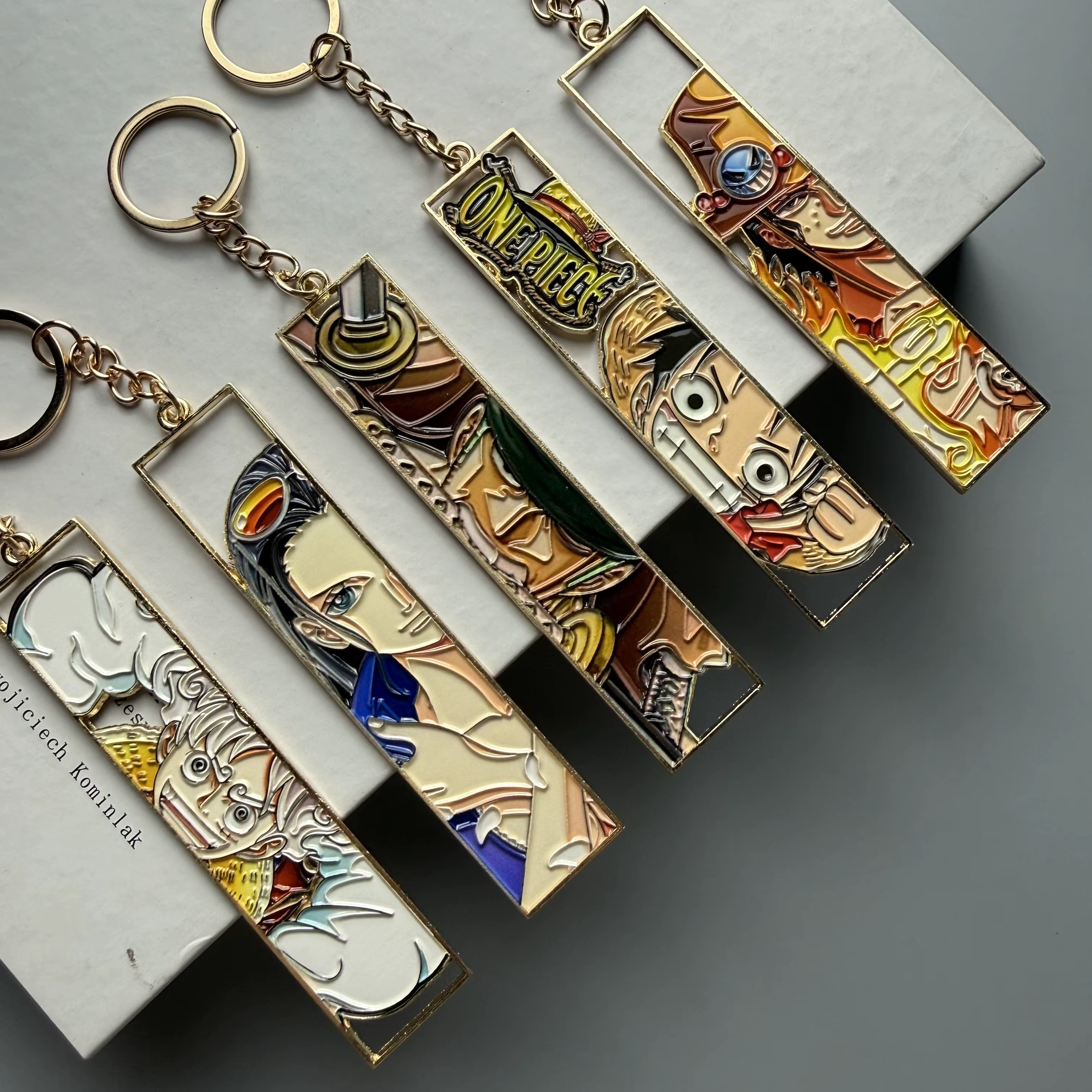 Anime métal évider porte-clés signet mignon Jet Manga mode sac porte-clés bijoux accessoire porte-clés cadeau Anime