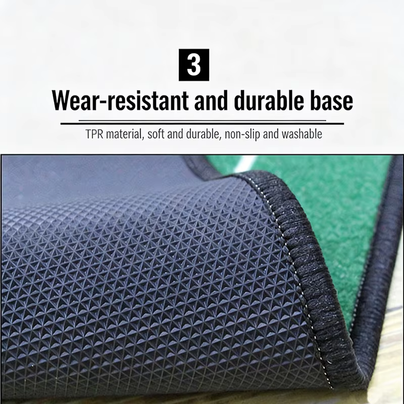 Tapis de putting de golf, cadeau pour golfeur, accessoire de golf léger et portable, améliore la précision du putting, aide à l'entraînement pour le parc, la pelouse, la maison
